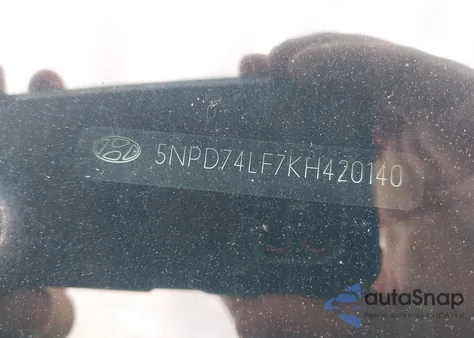 2019 Hyundai Elantra Se из США, поврежденный, VIN 5NPD74LF7KH420140